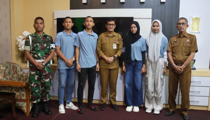 Bawa Nama Daerah 4 Pelajar Pinrang Resmi Dilepas Menuju Seleksi Paskibraka Sulsel
