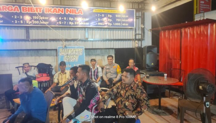 Bhabinkamtibmas Kelurahan Bonto-Bonto Laksanakan Sambang dan Pengamanan Hajatan Warga