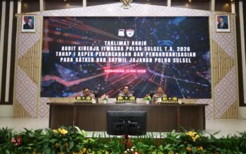 Taklimat Akhir Audit Kinerja Itwasda Polda Sulsel Tahap I T.A. 2026, Kapolda Tekankan Perbaikan dan Akuntabilitas Kinerja