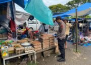 Patroli Pasar Tradisional, Personil Polsek Ma’rang Sampaikan Pesan Kamtibmas kepada Pedagang