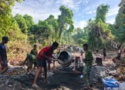 Progres Pengecoran Jalan TMMD Ke-128 Capai 85 Persen ‎