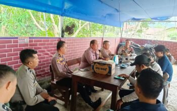 Kapolsek Segeri Pimpin Anev Bulan Mei, Tekankan Profesionalisme dan Pelayanan Prima