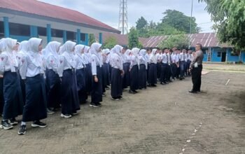 Cegah Aksi Ugal-Ugalan, Kanit Lantas Polsek Segeri Himbau Larangan Konvoi di SMP 1 Segeri
