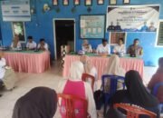 Bhabinkamtibmas Polsek Ma’rang Hadiri Koordinasi Pelayanan Kesehatan Bersama Camat dan Posyandu di Atang Salo