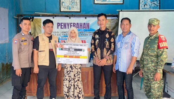 Bhabinkamtibmas dan Babinsa Desa Malaka Kawal Penyaluran BLT Dana Desa Tahun 2026