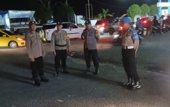 Polsek Ma’rang Gelar Pengamanan Malam Takbiran Idul Adha 1447 H, Antisipasi Balapan Liar di Jalur Poros