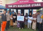Bhabinkamtibmas Polsek Balocci Hadiri Kegiatan Tebar Berkah Daging 1447 H di Kantor PLN Ranting Balocci