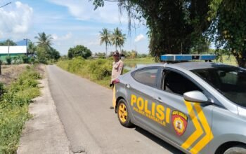 Polsek Mandalle Gelar Patroli Siang Hari Untuk Jaga Kamtibmas