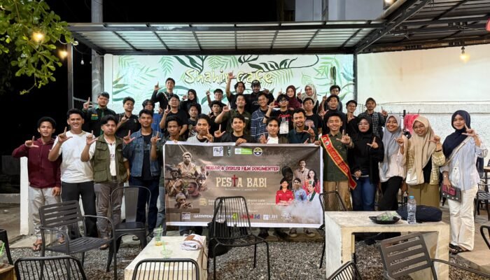 Nobar dan Diskusi Film Dokumenter “Pesta Babi” Sukses Digelar di Shahir Coffe Pangkep