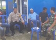 Sinergitas TNI-Polri, Bhabinkamtibmas dan Babinsa Kompak Patroli Sambang Desa