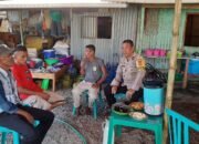 Bhabinkamtibmas Kelurahan Kassi Sambang Warga yang Akan Hajatan, Pererat Silaturahmi dan Sampaikan Pesan Kamtibmas.