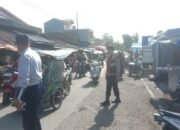 Sinergi Polsek Pangkajene dan Dishub Urai Kemacetan di Jalan Jambu Pasar Sentral Pangkep