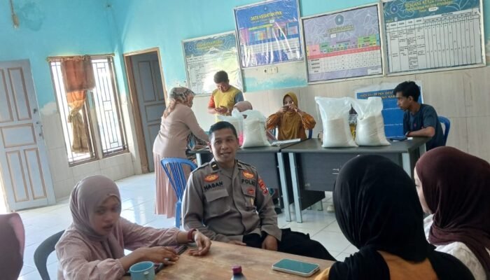 Wakapolsek Ma’rang Sambang Desa Pitusunggu, Perkuat Sinergi dan Jaga Kamtibmas Tetap Kondusif