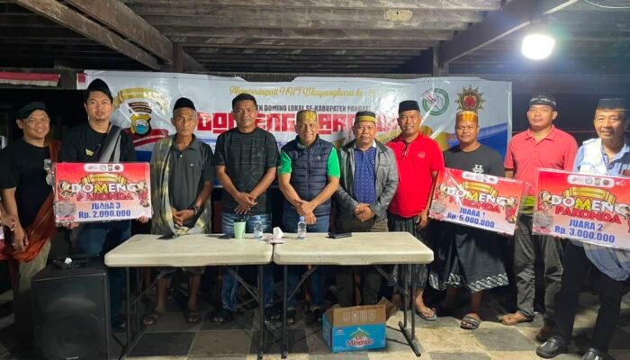 Kapolres Pangkep Tutup Turnamen Domino Domeng Paronda dalam Rangka Menyambut Hari Bhayangkara ke-80