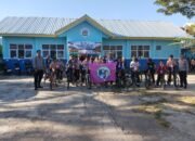 Personel Polsek Pangkajene Amankan Hari Kedua 3rd Global Scout Bicycle Jamboree 2026