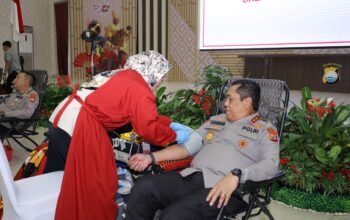 Polda Sulsel Kumpulkan 278 Kantong Darah dalam Aksi Donor Sambut Hari Bhayangkara ke-80
