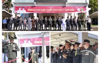 Peringatan Hari Lahir Pancasila di Barru, Dandim 1405/Parepare: Pancasila Jangkar Moral Bangsa Hadapi Tantangan Zaman