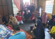 Bhabinkamtibmas dan Lurah Pabundukang Melayat ke Rumah Duka Korban Tenggelam di Sungai Pangkajene