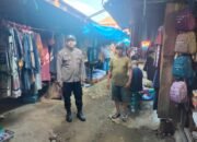 Cegah Gangguan Kamtibmas, Ps. Kanit Binmas Polsek Ma’rang Intensifkan Patroli dan Sambang di Pasar Tradisional Bonto-Bonto