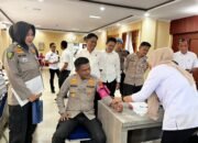 Sidokkes Polres Pangkep Gelar Cek Kesehatan Gratis Dalam Rangka Hari Bhayangkara Ke-80