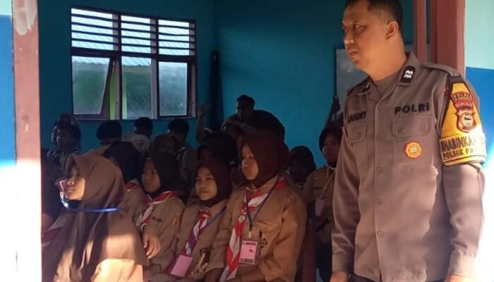 Personel Polsek Pangkajene Amankan Penutupan 3rd Global Scout Bicycle Jamboree 2026