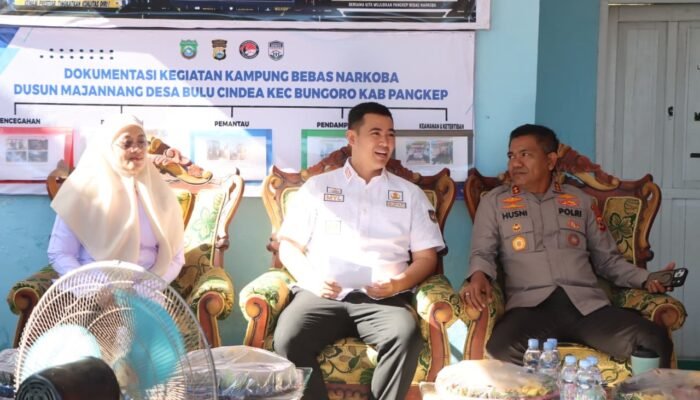 Pengukuhan dan Penandatanganan Kesepakatan Bersama Kampung Bebas dari Narkoba “Majannang”