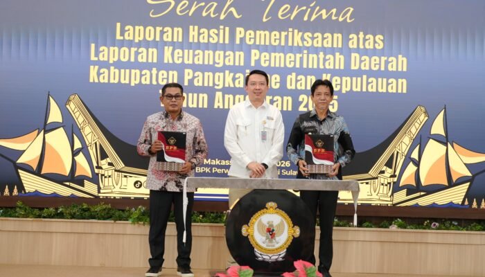 15 Kali Berturut-turut, Pemkab Pangkep Raih WTP dari BPK atas LKPD 2025
