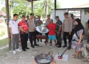 Kapolres Pangkep Anjangsana ke Petani Air Nira, Dukung Pengembangan Usaha Gula Aren Lokal