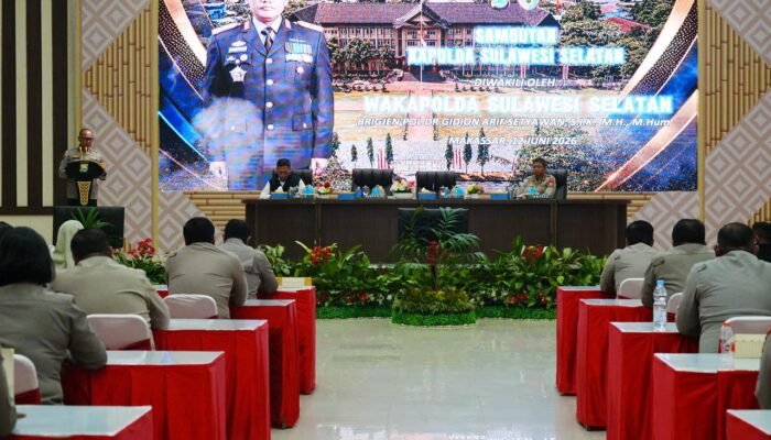 Wakapolda Sulsel Hadiri Taklimat Akhir Audit Kinerja Itwasum Polri Tahap II T.A. 2026