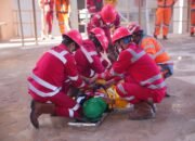 Perkuat Budaya K3, PT Semen Tonasa Gelar Simulasi Tanggap Darurat Kecelakaan Kerja