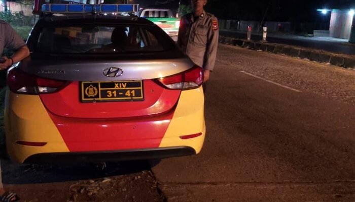 Antisipasi Laka Lantas dan Tindak Kriminalitas, Polsek Mandalle Intensifkan Patroli malam