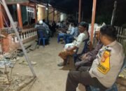Bhabinkamtibmas Polsek Pangkajene Hadiri Takziyah Warga Binaan, Sampaikan Pesan Kamtibmas dan Pererat Silaturahmi
