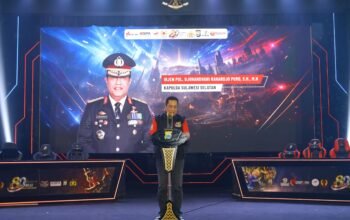 Closing Ceremony Tournament E-Sport Kapolda Cup Road to Kapolri Cup 2026, Kapolda Sulsel Serahkan Piala Bergilir
