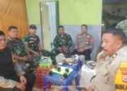 Sinergitas TNI-Polri Jaga Kondusivitas, Wakapolsek dan Danramil Ma’rang Pantau Hajatan Pernikahan Warga