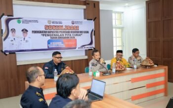Sekda Barru Buka Sosialisasi Pengenalan Pita Cukai, Perkuat Pengawasan BKC Ilegal di Kabupaten Barru