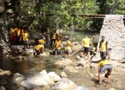 Pembangunan Jembatan Merah Putih Polres Pangkep Wujud Kepedulian Polri bagi Akses dan Kesejahteraan Masyarakat