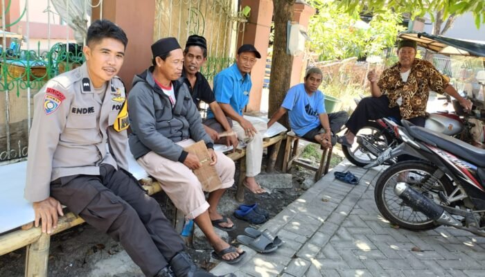 Bhabinkamtibmas Polsek Pangkajene Intensifkan Patroli Dialogis dan DDS, Wujudkan Kamtibmas yang Kondusif