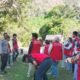 Bhabinkamtibmas Polsek Minasatene Dampingi Mahasiswa KKN Unhas Kunjungi Wisata Alam dan Situs Cagar Budaya
