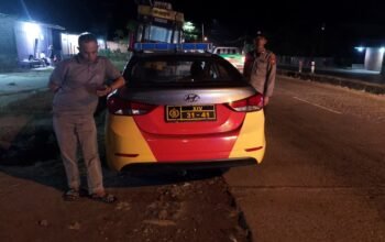 Antisipasi Laka Lantas dan Kriminalitas, Polsek Mandalle Intensifkan Patroli Malam di Jalur Trans Sulawesi