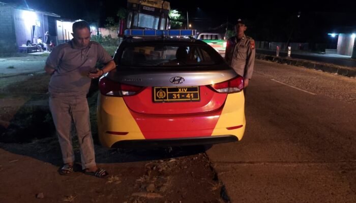 Antisipasi Laka Lantas dan Kriminalitas, Polsek Mandalle Intensifkan Patroli Malam di Jalur Trans Sulawesi