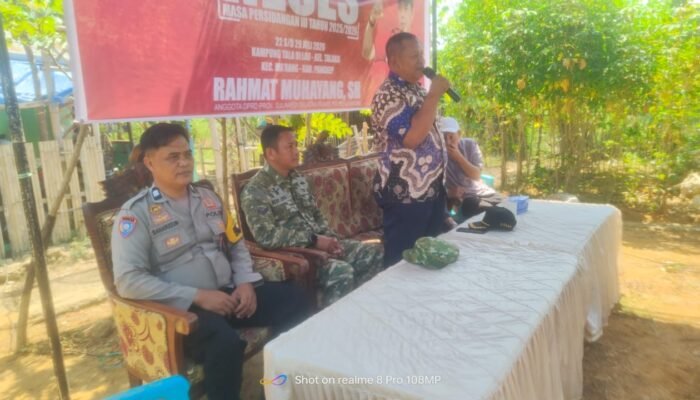 Bhabinkamtibmas Kelurahan Talaka Hadiri Reses Anggota Fraksi PDI Perjuangan DPRD Sulsel, Perkuat Sinergi dan Serap Aspirasi Warga