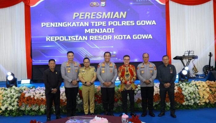 Peresmian Peningkatan Tipe Polresta Gowa, Kapolda Sulsel Tekankan Amanah dan Tanggung Jawab Institusi