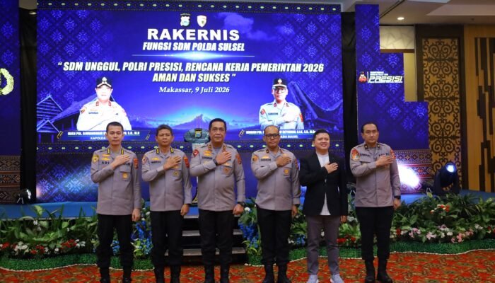 Kapolda Sulsel Buka Rakernis SDM T.A 2026, Tekankan Peran Strategis SDM Wujudkan Polri Presisi
