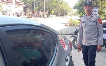 Polsek Mandalle Gelar Patroli Siang Hari Untuk Jaga Kamtibmas