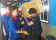 Yayasan Taman Tunas Tambah Fasilitas Belajar, SMP Frater Makassar Terima 68 Pasang Meja dan Kursi Baru