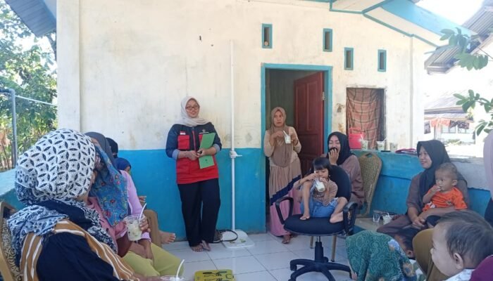 Cegah Stunting Lewat Potensi Lokal, Mahasiswa KKN Unhas Edukasi Warga Maros Olah MPASI Bakso Ikan Nila
