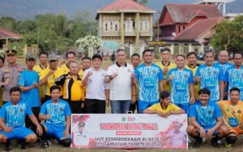 Wabup Barru Kick Off Peringatan HUT RI ke-81 di Tanete Riaja, Ajak Warga Perkuat Persatuan dan Waspada Kebakaran