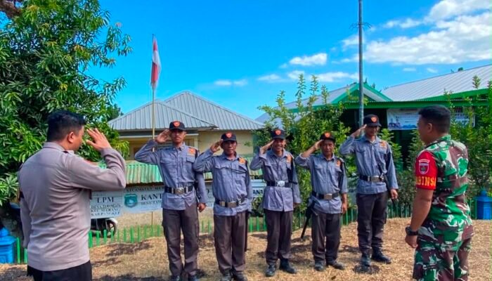 Bhabinkamtibmas Polsek Ma’rang Gelar Pelatihan Linmas TA 2026 untuk Tingkatkan Kesiapsiagaan dan Harkamtibmas