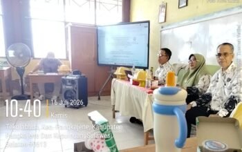 Rapat K3S Kecamatan Pangkajene Bahas E Kinerja, MPLS Serta Tugas-Tugas Pokok