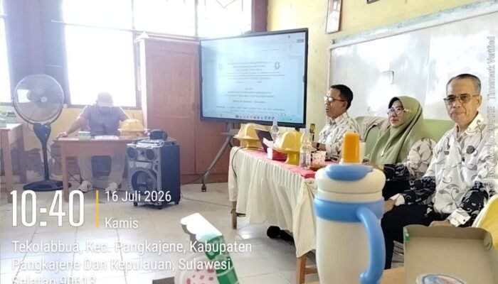 Rapat K3S Kecamatan Pangkajene Bahas E Kinerja, MPLS Serta Tugas-Tugas Pokok